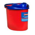 BALDE CON ESTRUJADOR PLASTICO DE 14 LTS VIRUTEX