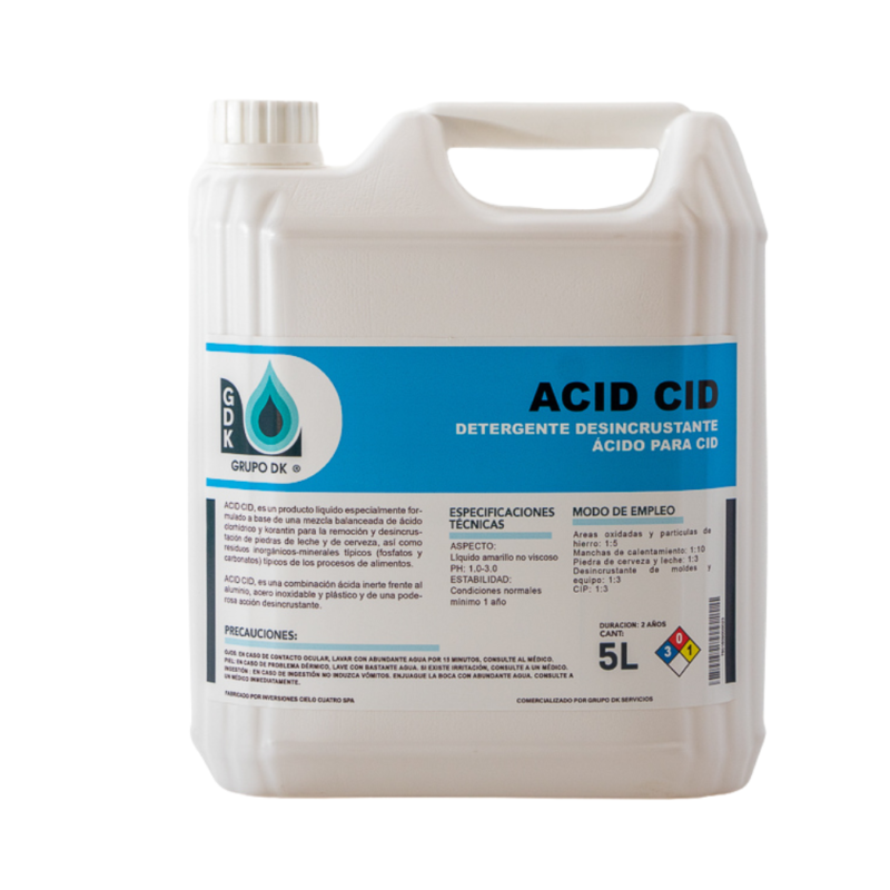 DESINCRUSTANTE ACIDO ACID CIP