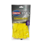 Guantes amarillos talla M en empaque Virutex Pro