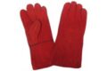 GUANTE SOLDADOR DESCARNE ROJO 14"