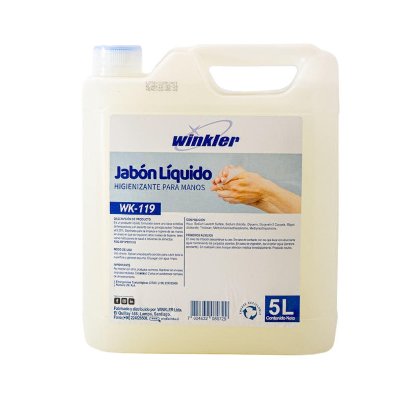 JABÓN LÍQUIDO CON TRICLOSAN WK 119