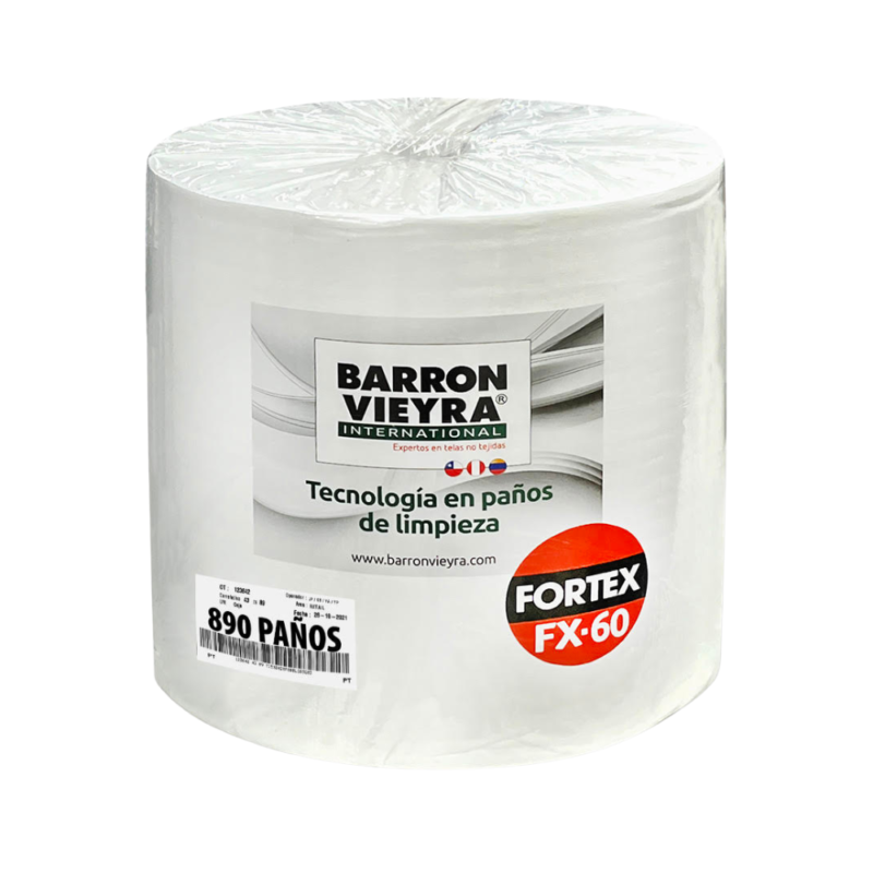 PAÑOS LIMPIEZA INDUSTRIAL FORTEX 60 ROLLO 890