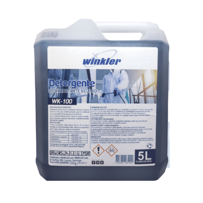 DETERGENTE DESINFECTANTE NEUTRO WK-100
